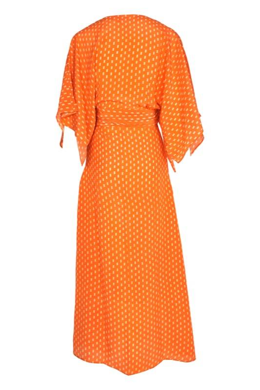 RESORTWEAR Modica Wickelkleid aus Seide Große Rabatte