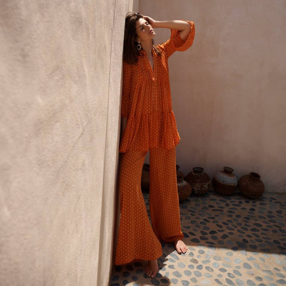 RESORTWEAR Diana Seiden Hose orange Saisonale Angebote
