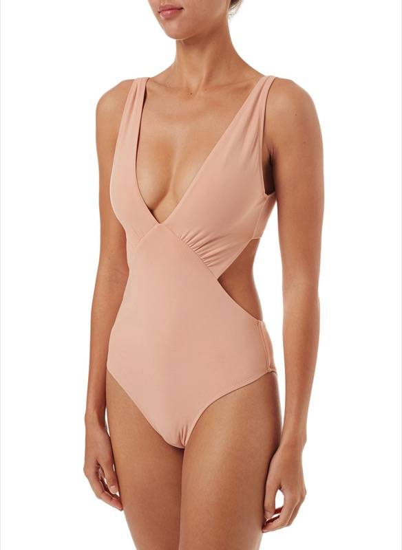 NEUHEITEN Delmar Padded Badeanzug Nude Letzter Tag