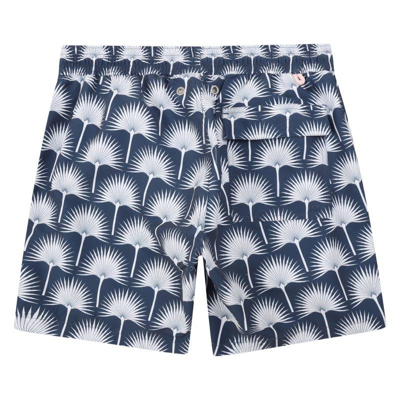 HERREN Badehose Palme in dunkelblau Zeitbegrenzte Promotion