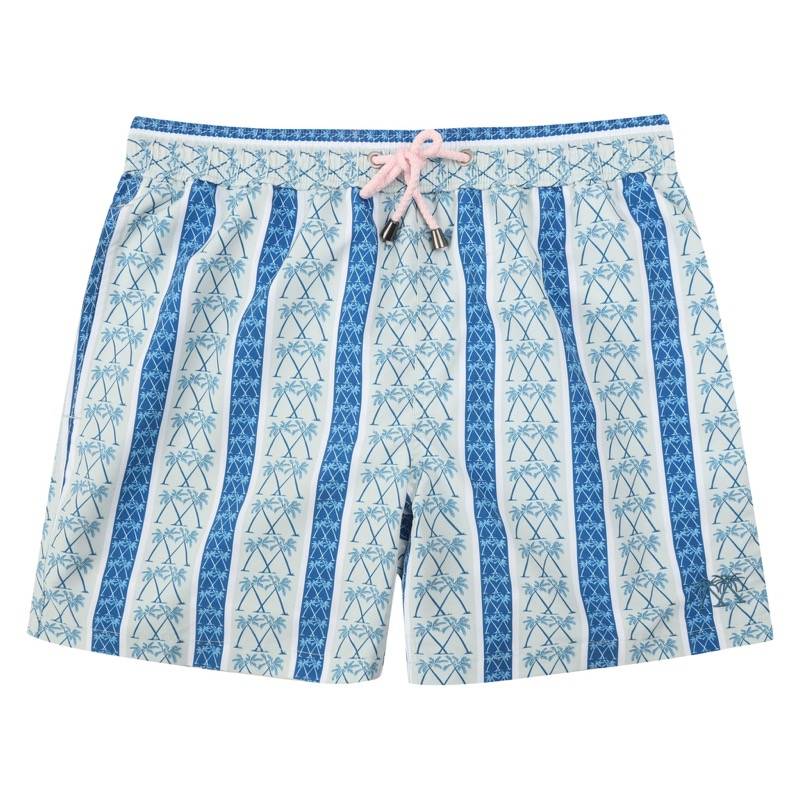 HERREN Badehose mit Streifen in blau Riesige Rabatte