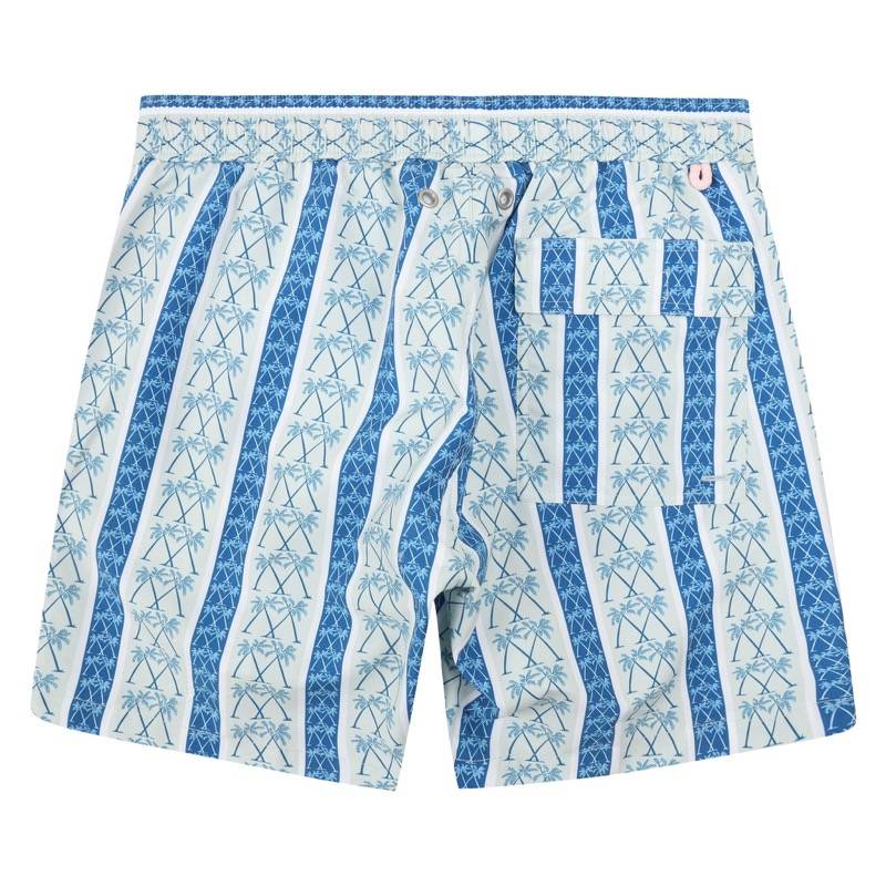 HERREN Badehose mit Streifen in blau Riesige Rabatte