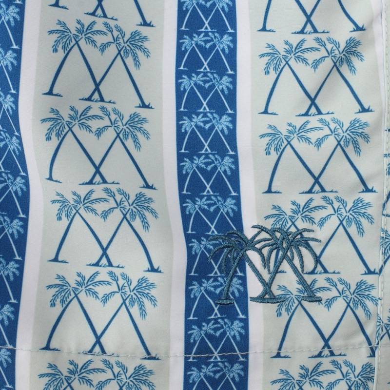 HERREN Badehose mit Streifen in blau Riesige Rabatte