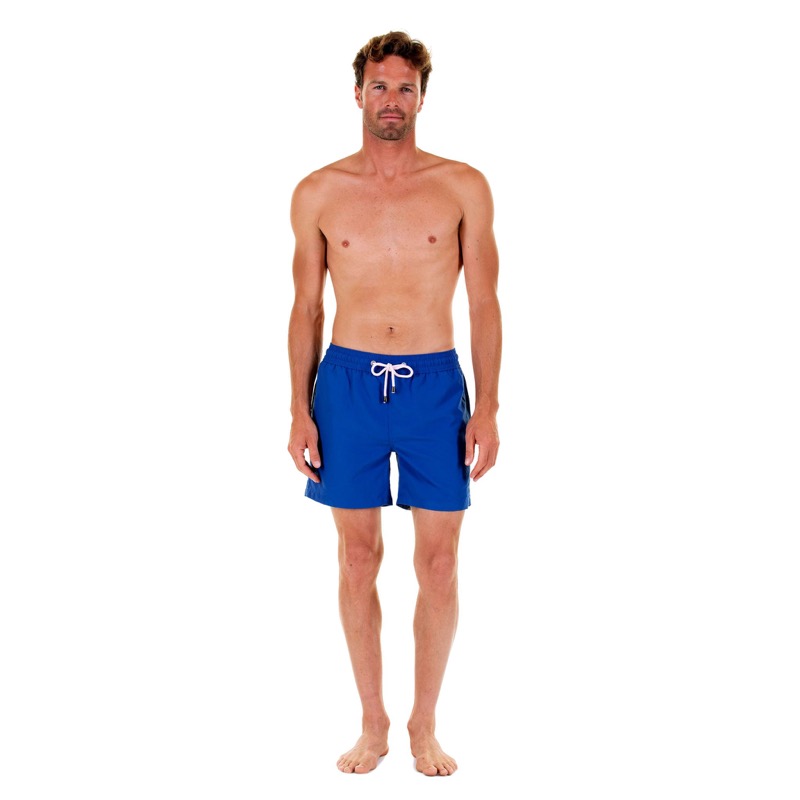 HERREN Badehose in regatta-blau Fabrikladen