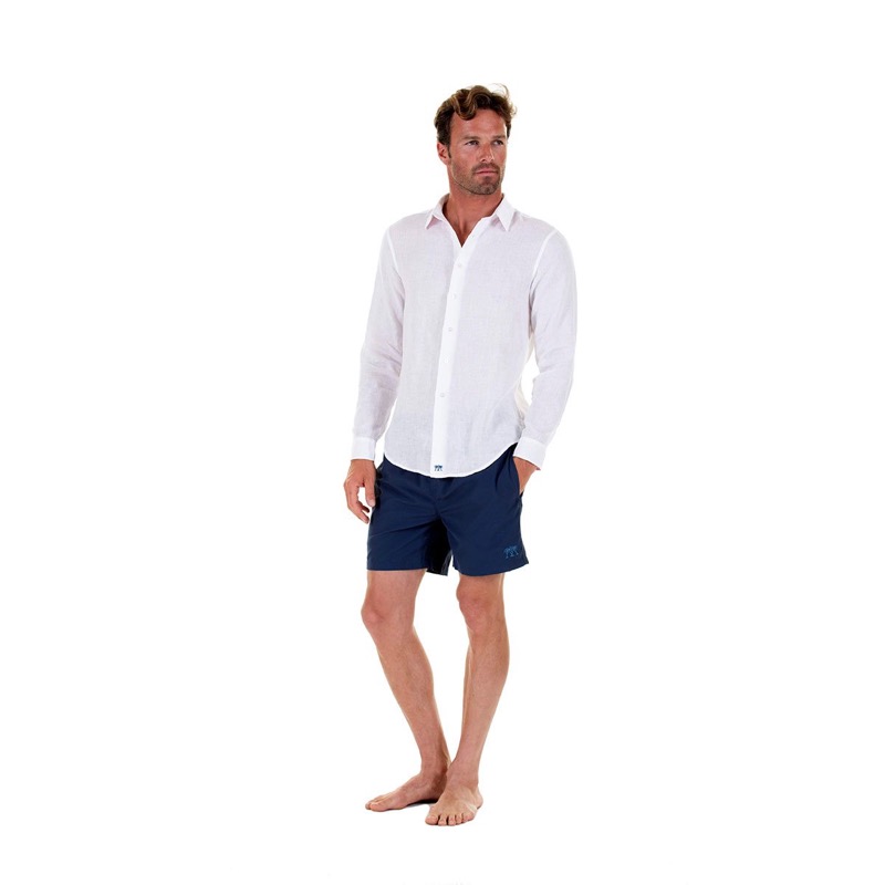 HERREN Badehose in dunkelblau Black Friday Preise