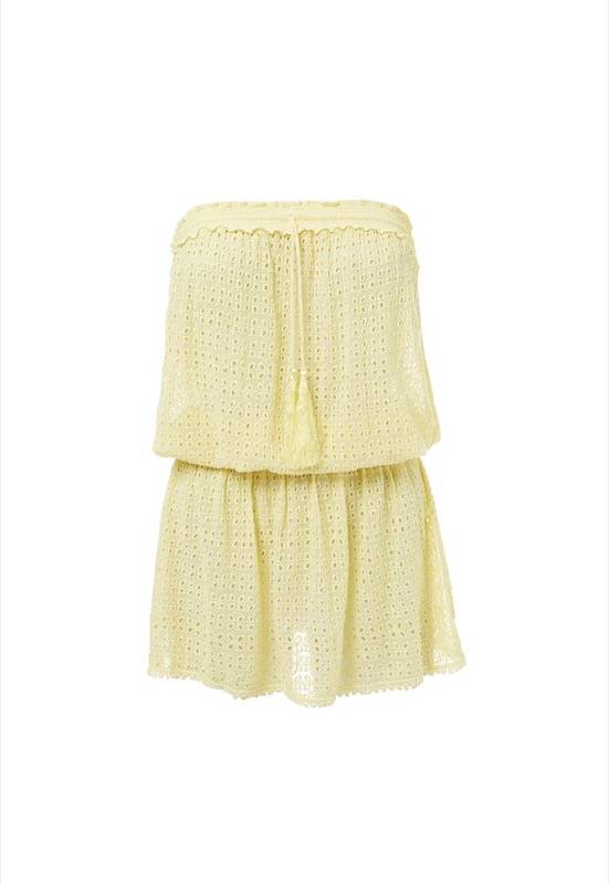 RESORTWEAR Adela Bandeau Kleid in gelb Online
