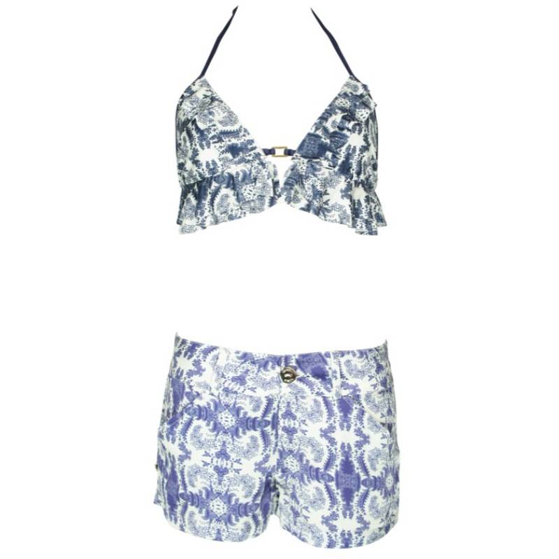 RESORTWEAR Maria Luisa Short aus Seide Schlussverkauf