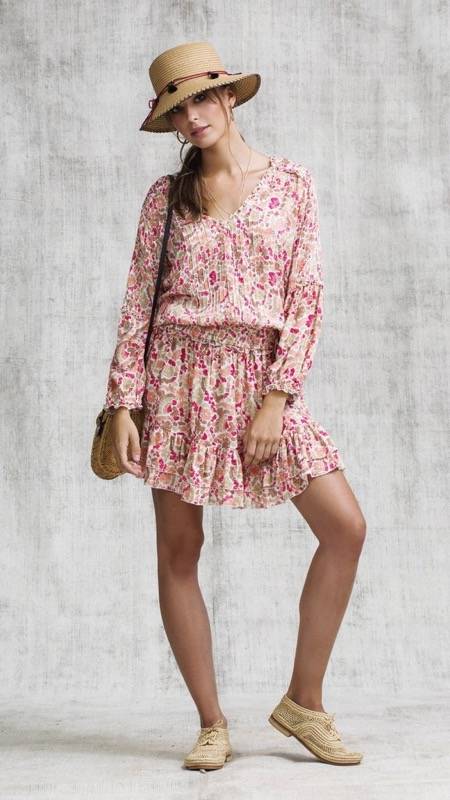 SALE Ilona Minikleid in Pink Yvonne Fabrikverkauf