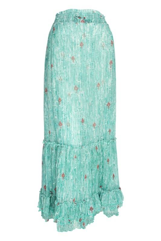 SALE Clara Maxirock in Aqua Fanciful Günstig kaufen