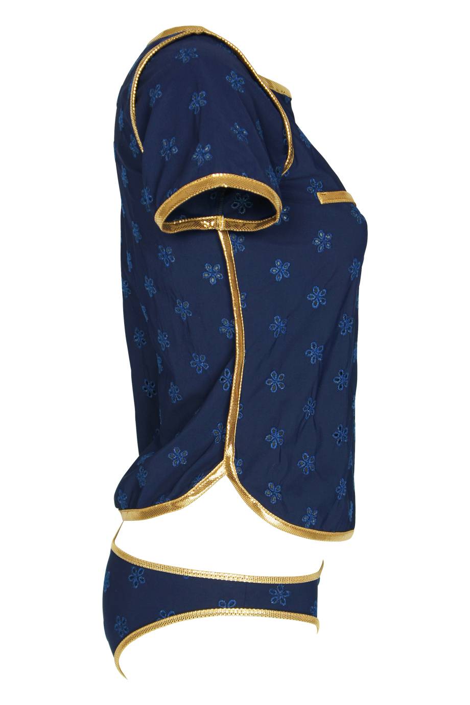 SALE Surfrider Beach Top mit Bikini Slip Blau Flash Sale
