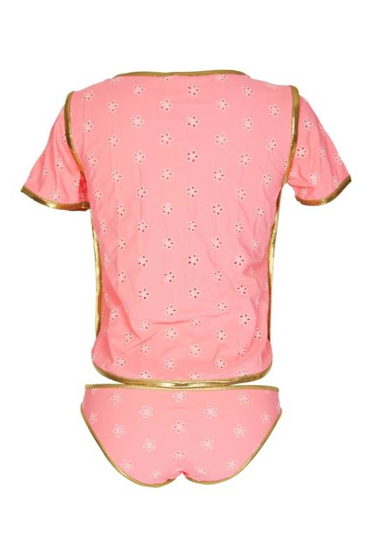 SALE Surfrider Beach Top mit Bikini Slip Coral Begrenztes Angebot