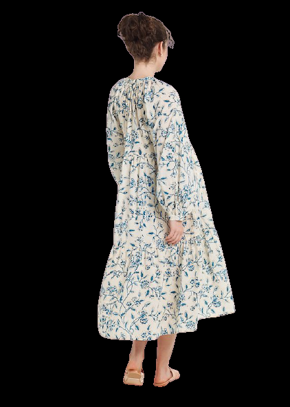 SALE Jaya Birdsong Kleid Off-White Preisnachlass
