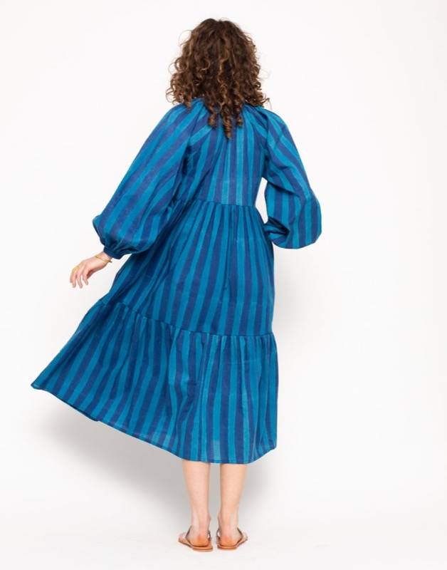 SALE Jaya Riviera Kleid blau Tägliche Deals