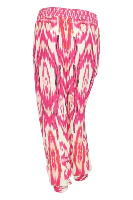 RESORTWEAR Ikat Hose in Pink mit Quasten Super Sparpreis