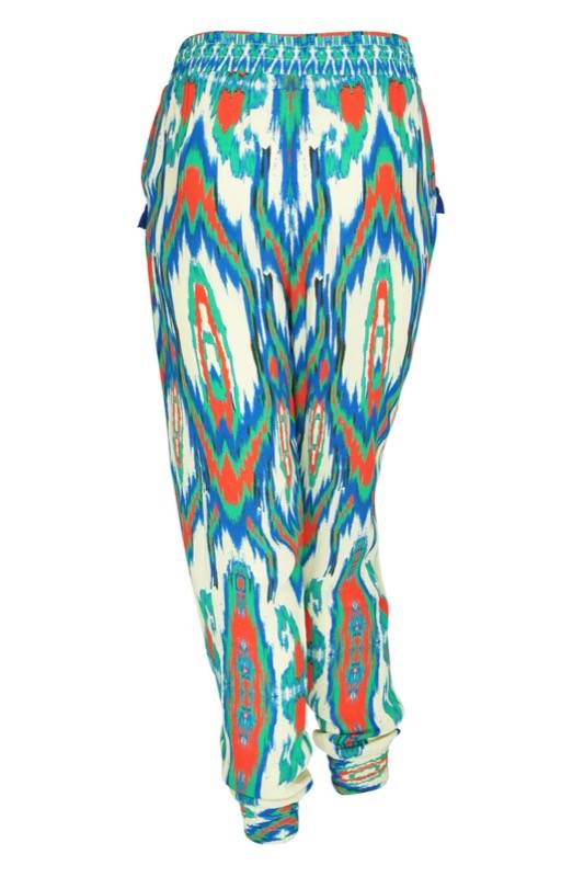 RESORTWEAR Ikat Hose in Grün mit Quasten Kostenlose Rückgabe