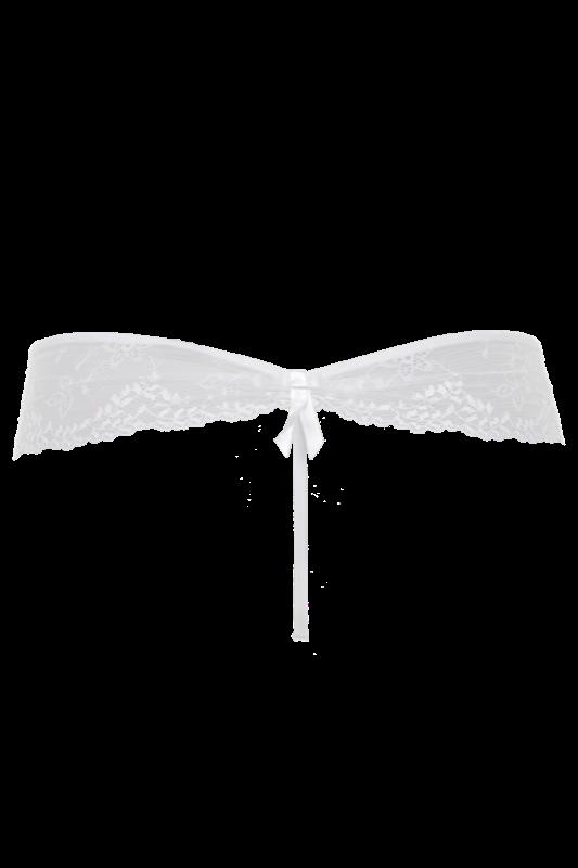 LINGERIE Amalfi G-String aus Spitze in Off-White Bis zu 50% Rabatt