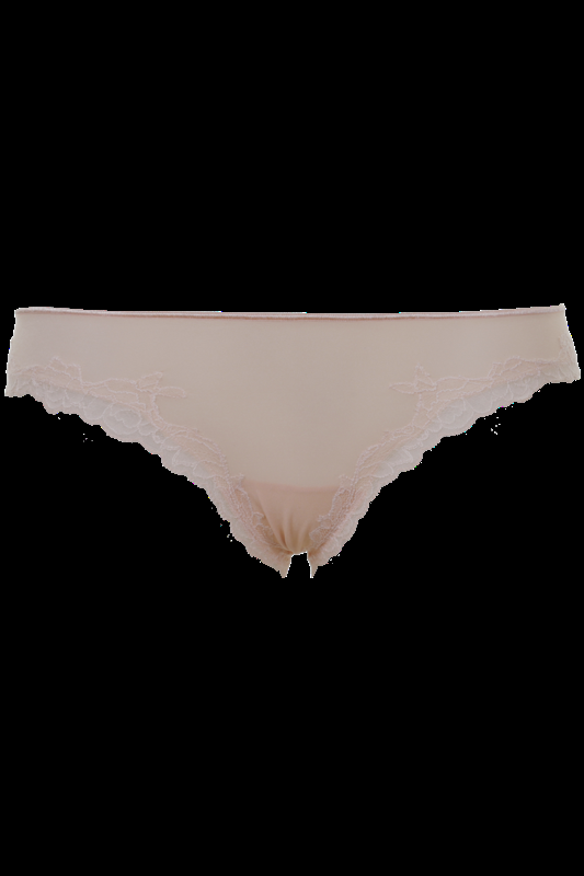 LINGERIE Bangalore String Brazilian cut in Puder aus Spitze Black Friday Preise