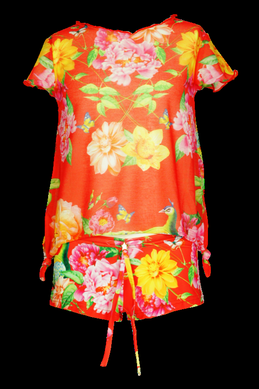 KINDER Baby T-Shirt Pavone in rot Fabrikpreis