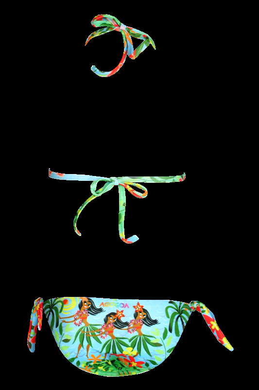 KINDER Baby Bikini Hula in grün Zeitlich begrenztes Angebot