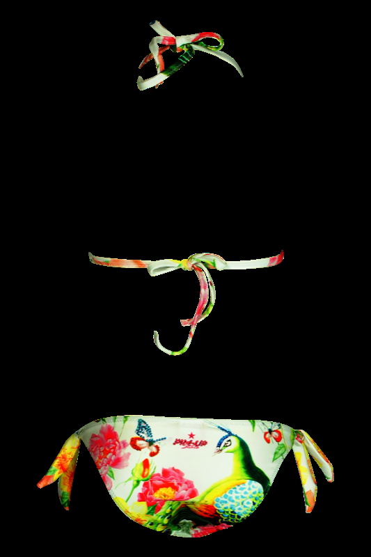 KINDER Baby Bikini Pavone in weiß Bestseller