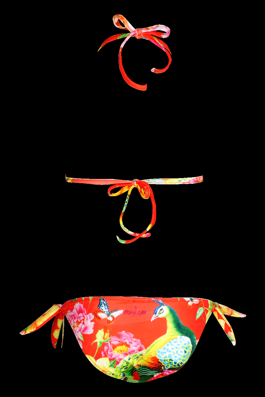 KINDER Baby Bikini Pavone in rot Saisonale Angebote