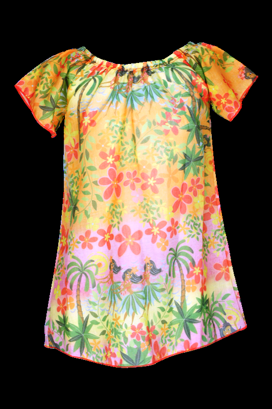 KINDER Baby Kleid Hula in gelb Sonderangebote