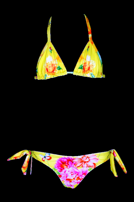KINDER Baby Bikini Pavone in gelb Tiefpreis