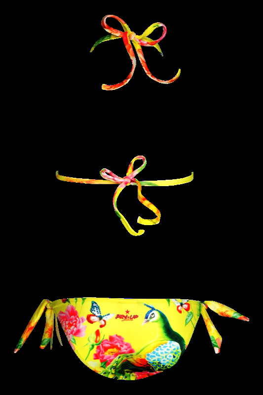 KINDER Baby Bikini Pavone in gelb Tiefpreis