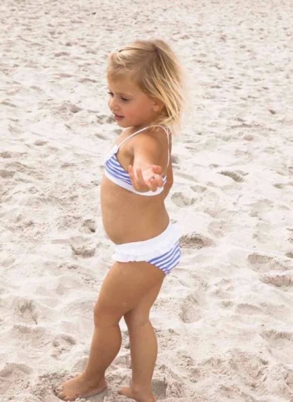 KINDER Baby New York Bikini Blue Stripe Verkauf