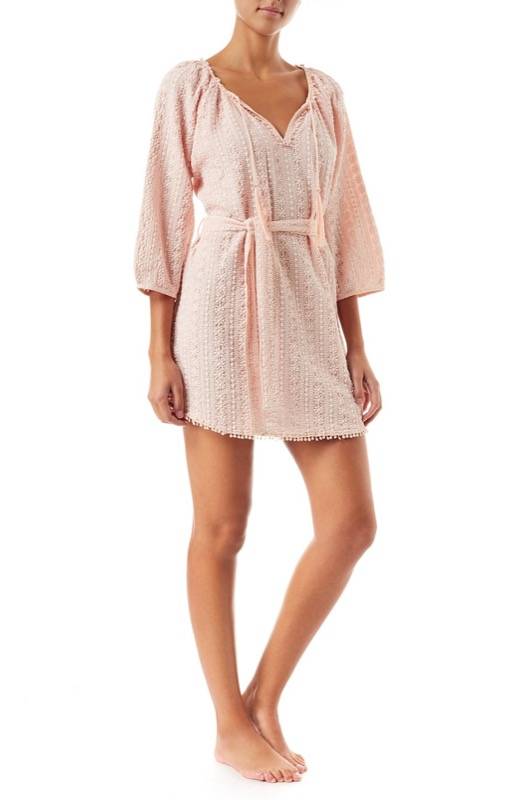 SALE Alicia besticktes Kleid in rosa Online Shopping
