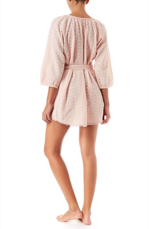SALE Alicia besticktes Kleid in rosa Online Shopping