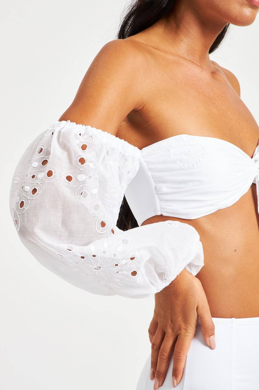 SALE Valentina Padded Bikini Weiß Zeitlich begrenztes Angebot