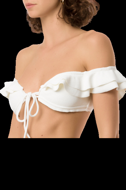 SALE Hopi Padded Bandeau Bikini Off-White Bis zu 65% Rabatt