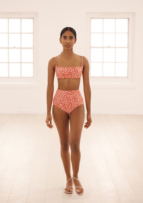 SALE Regan Padded Bügel Bikini Dotty Rouge Sonderangebot der Fabrik