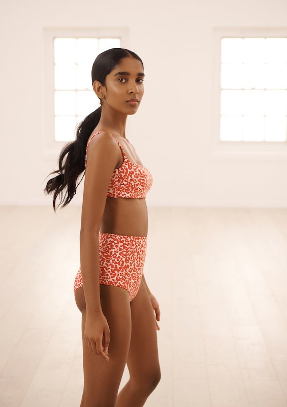 SALE Regan Padded Bügel Bikini Dotty Rouge Sonderangebot der Fabrik