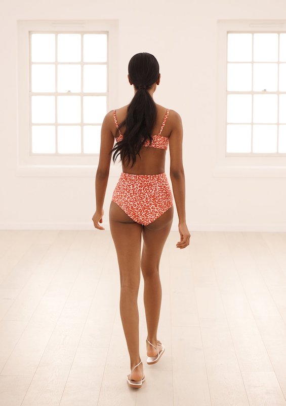 SALE Regan Padded Bügel Bikini Dotty Rouge Sonderangebot der Fabrik