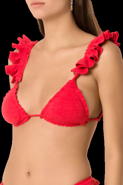 SALE Laven Padded Triangel Bikini Rot Vierteljährliche Förderung