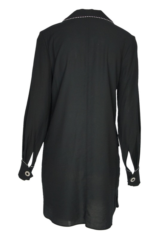 SALE Piped Luxe Minikleid schwarz Angebote