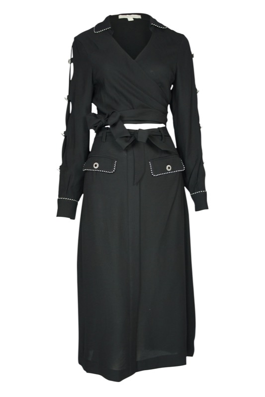 SALE Piped Luxe Rock schwarz Schlussverkauf