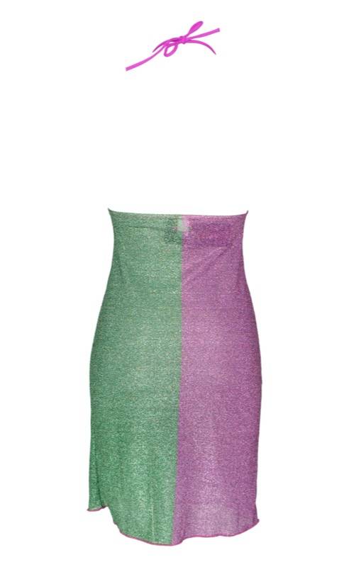 SALE Lurex Padded Minikleid Lila Vatertagsangebot