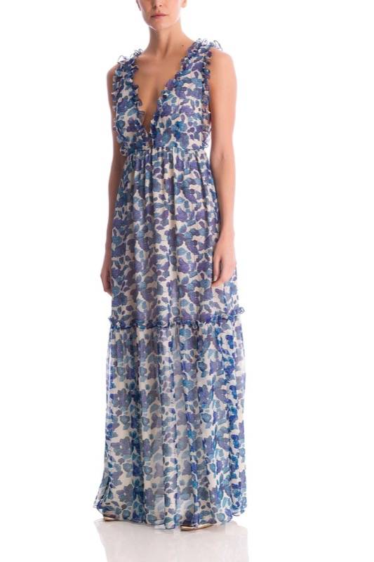 SALE Florales Maxikleid aus Seide Bestseller