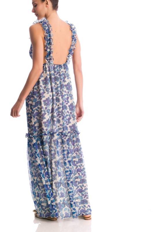 SALE Florales Maxikleid aus Seide Bestseller