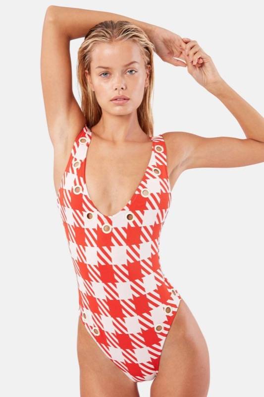 SALE Michelle Badeanzug in orange Bis zu 60% Rabatt