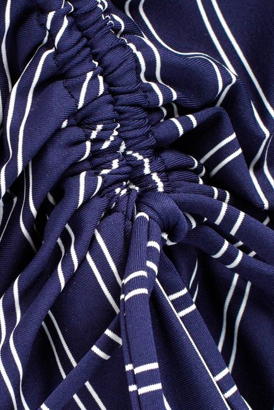 SALE Kleid mit Schnürung Navy/Weiß Nur noch ein Tag übrig