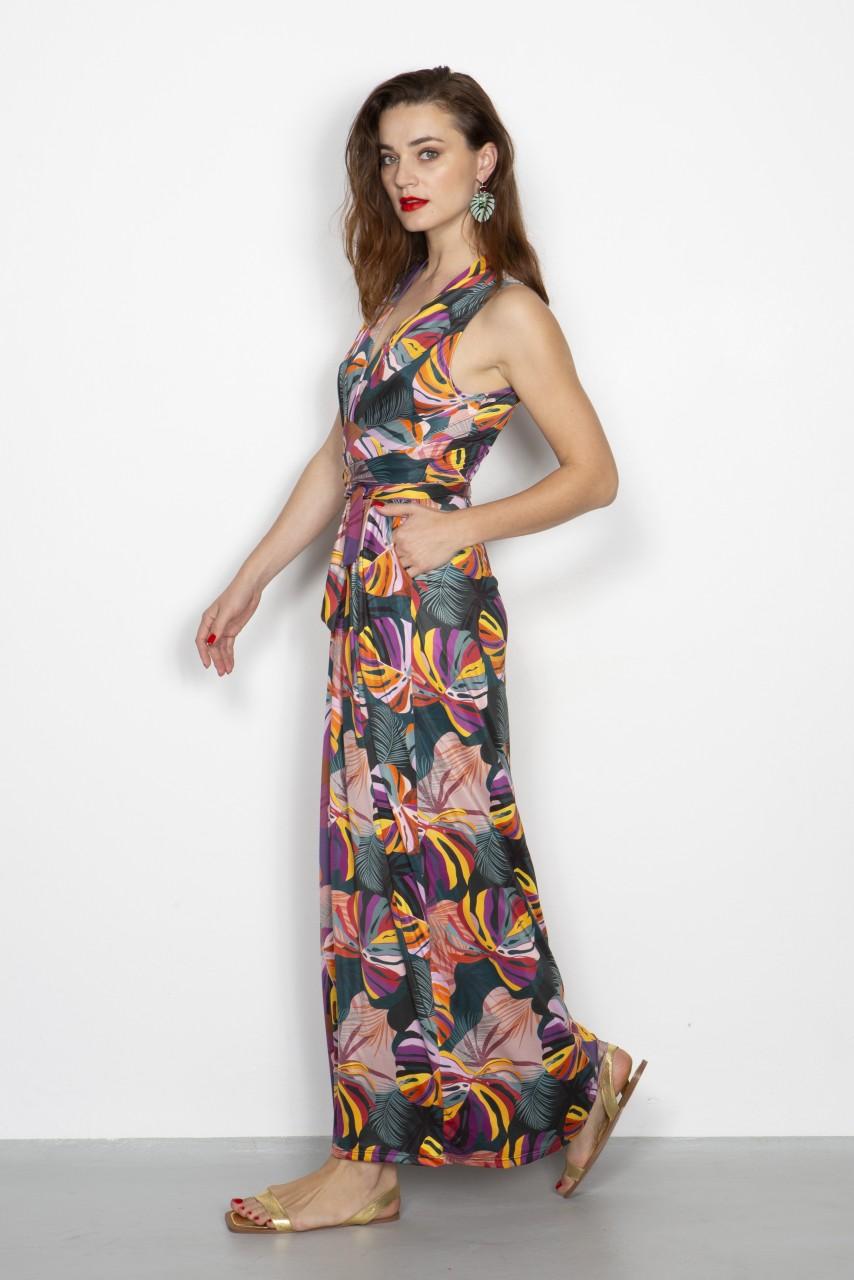 Marivie Champagne, what else monstera colorful Dress Vatertagsangebot