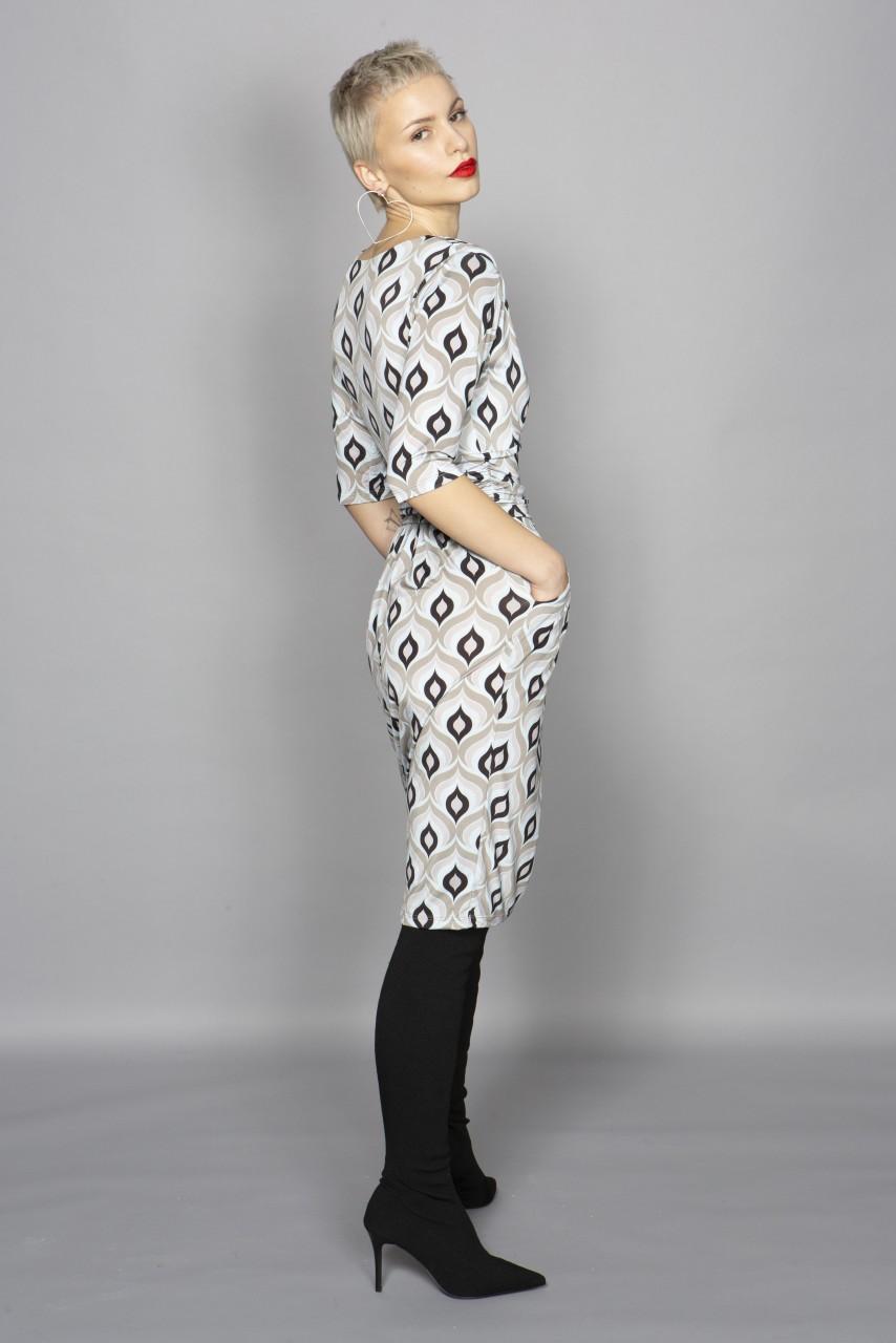 Marivie Boss, I need more money peacock feather rosé Dress Zeitlich begrenztes Angebot