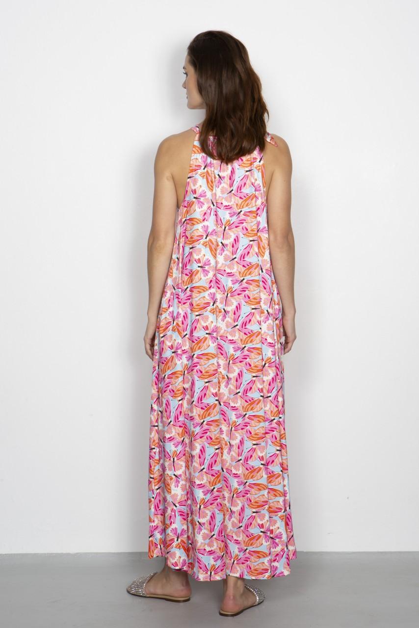 Marivie Holiday butterflies sky blue Dress Bestseller