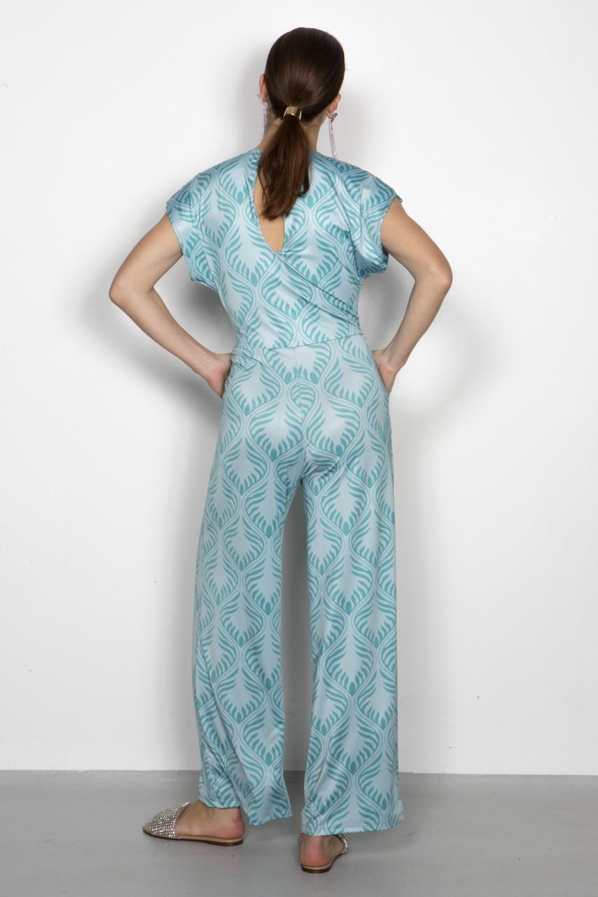 Marivie Jump Relax leaf mint Dress Räumungsverkauf