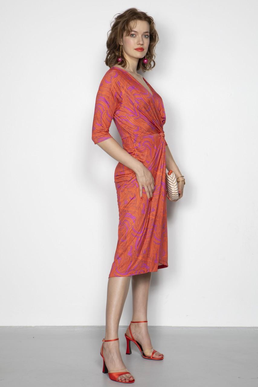 Marivie All eyes on me swearly orange Dress Tiefpreis