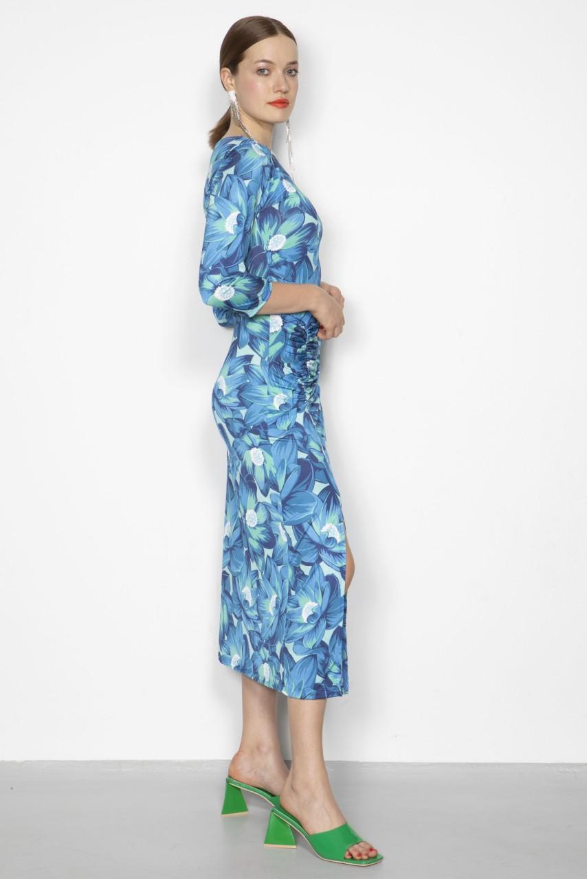 Marivie Illusion water lily blue Dress Kostenlose Rückgabe